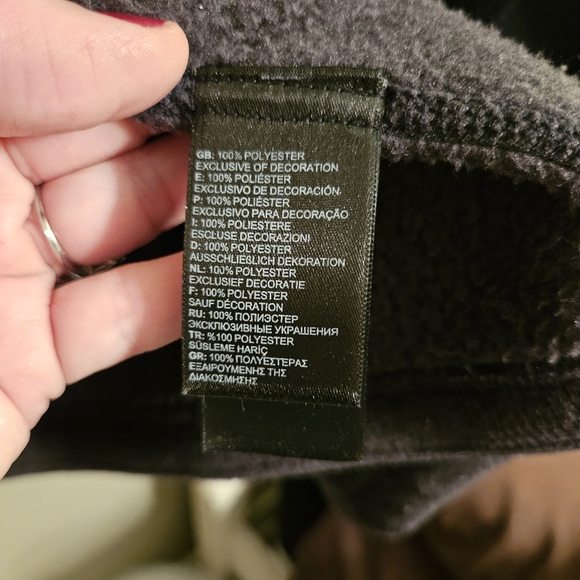 The North Face Women's Crescent Full Zip Fleece Jacket,Grey,Large - Picture 5 of 6